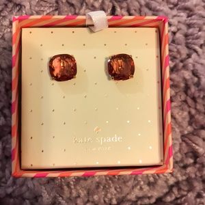 Kate Spade Rose Gold stud earrings